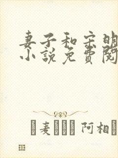 妻子和宋明小鲁小说免费阅读封面