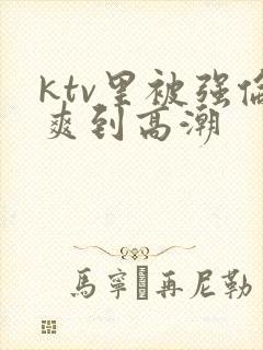 ktv里被强伦爽到高潮