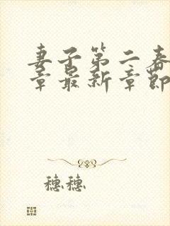 妻子第二春16章最新章节免费阅读