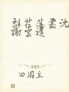 梨花落尽沈晚梨谢云迟封面