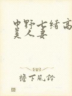 中野七绪高慢な美人妻封面