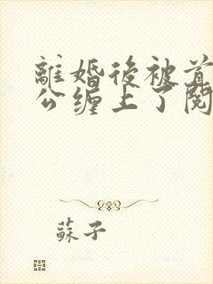 离婚后被首席老公缠上了阅读封面