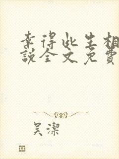 幸得此生相顾小说全文免费阅读