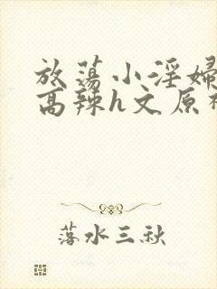 放荡小淫妇h文高辣h文原神