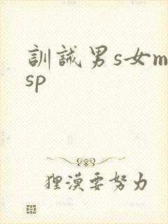 训诫男s女m sp封面