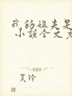 我的姐夫是太子 小说全文免费阅读