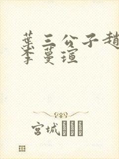 叶三公子赵姨娘李蔓瑄