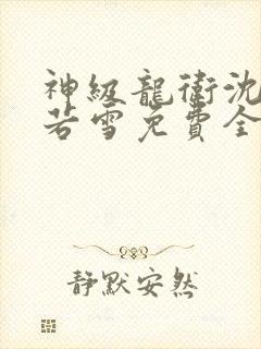 神级龙卫沈浪苏若雪免费全本小说