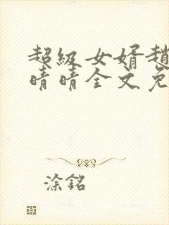 超级女婿赵旭李晴晴全文免费阅读超级女婿封面