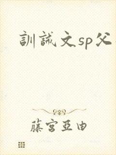 训诫文sp父子封面