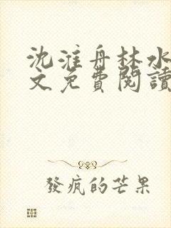 沈淮舟林水伊全文免费阅读最新章节