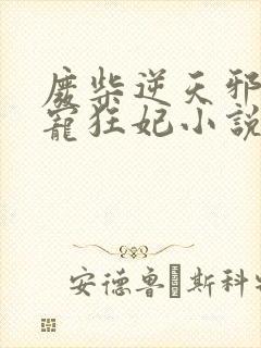 废柴逆天邪王霸宠狂妃小说