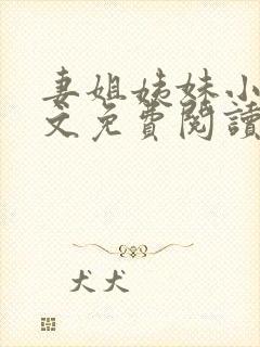 妻姐姨妹小说全文免费阅读最新章节