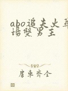 abo追夫火葬场双男主