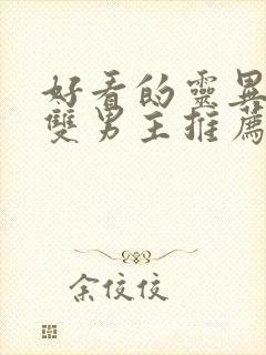 好看的灵异小说双男主推荐封面