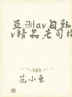 亚洲av日韩av精品老司机