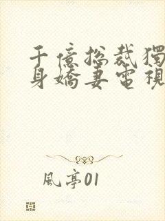 千亿总裁独宠替身娇妻电视剧