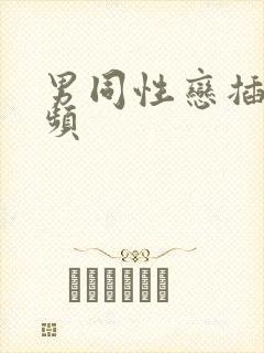 男同性恋插入视频