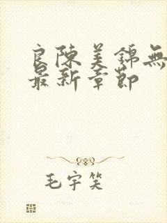 良陈美锦无弹窗最新章节