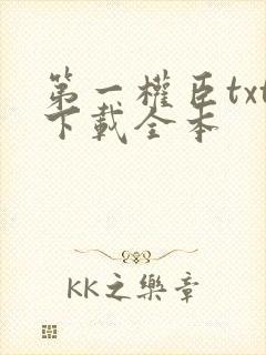 第一权臣txt下载全本