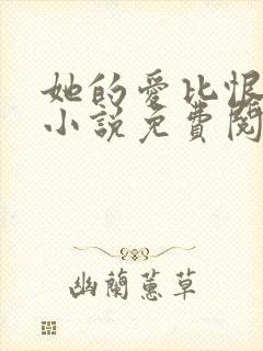 她的爱比恨长久小说免费阅读