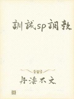 训诫sp调教文封面
