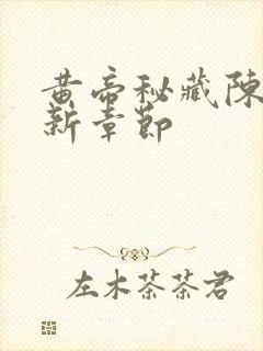 黄帝秘藏陈启最新章节