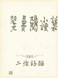 楚易阳小说全文免费阅读最新章节封面