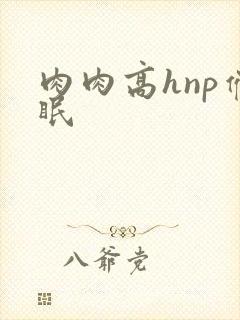 肉肉高hnp催眠