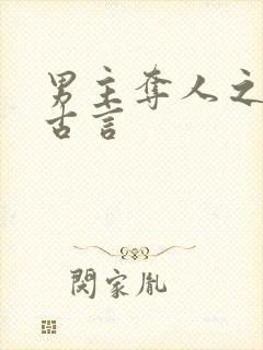 男主夺人之妻的古言