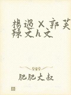 杨过×郭芙的肉辣文h文封面