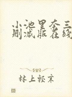 小池里奈三级无删减版在线播放