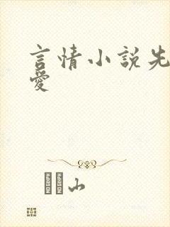 言情小说先婚后爱