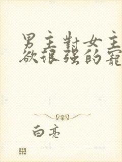 男主对女主占有欲很强的宠文