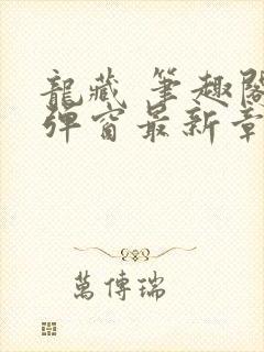 龙藏 笔趣阁无弹窗最新章节