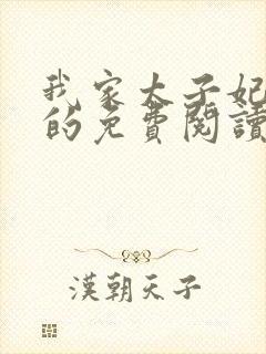 我家太子妃超凶的免费阅读