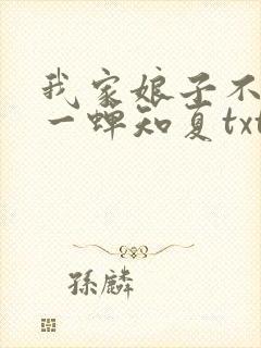 我家娘子不对劲一蝉知夏txt