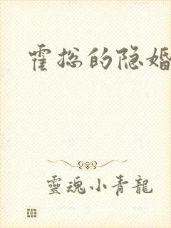 霍总的隐婚甜妻