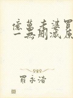 亿万老婆买一送一无删减原文txt