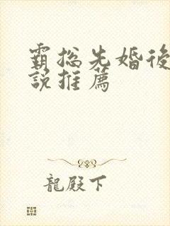 霸总先婚后爱小说推荐