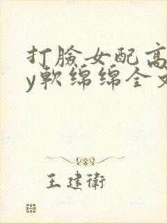 打脸女配高攀by软绵绵全文封面