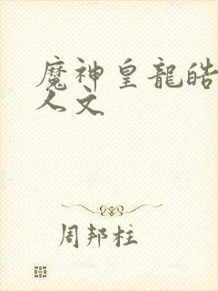 魔神皇龙皓晨同人文