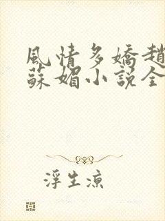 风情多娇赵大宝苏媚小说全文阅读