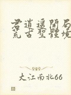 君逍遥开局签到荒古圣体境界