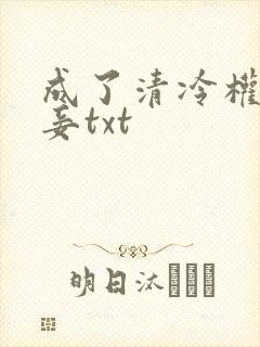 成了清冷权贵侍妾txt