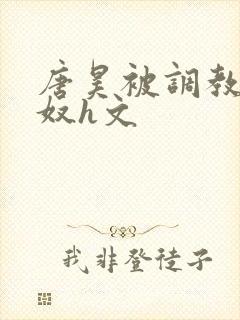 唐昊被调教成肉奴h文