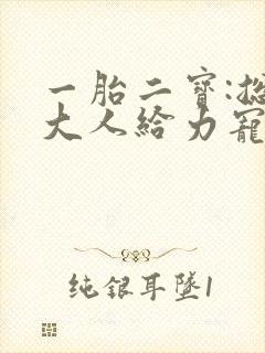 一胎二宝:总裁大人给力宠