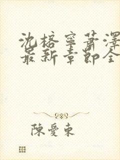 沈榕宁萧泽小说最新章节全文阅读