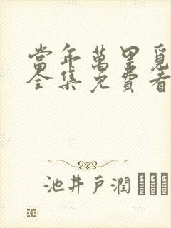 当年万里觅封侯全集免费看