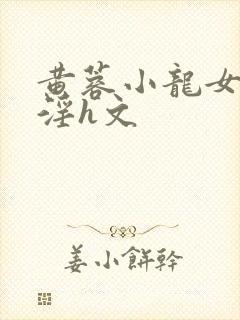 黄蓉小龙女之乱淫h文